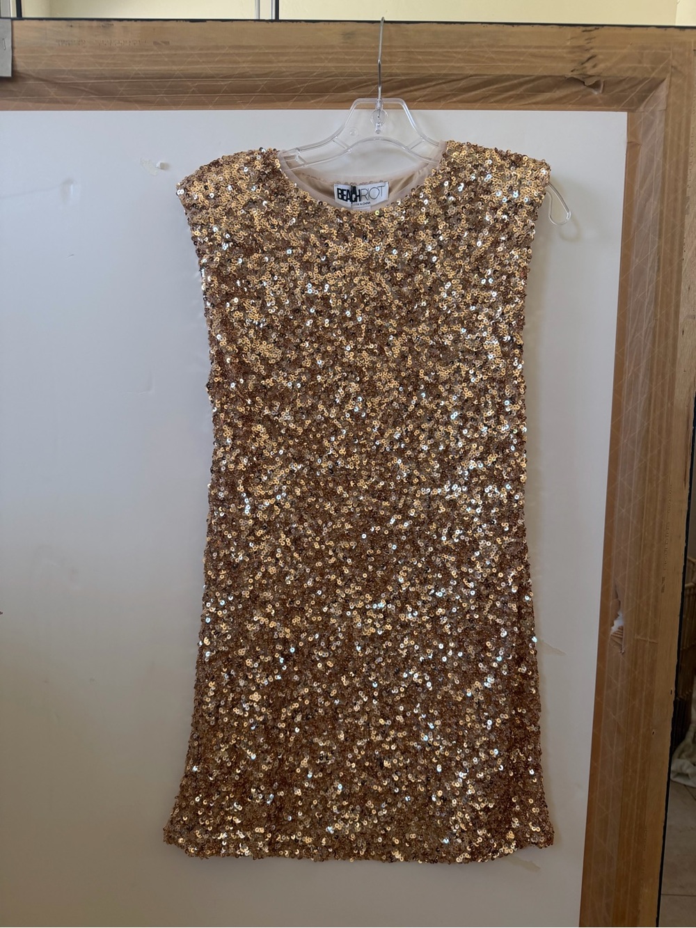 Sequin Gold Party Dress